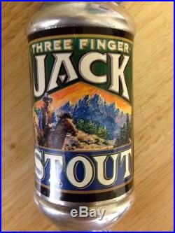 Three Finger Jack Stout Beer Tap Handle Vintage Rare Knob