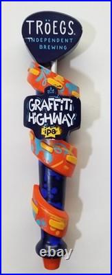 Troegs Independent Brewing Graffiti Highway IPA Beer Tap Handle Knob Hershey PA