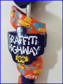 Troegs Independent Brewing Graffiti Highway IPA Beer Tap Handle Knob Hershey PA