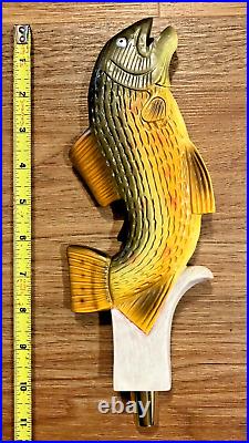 Trout River Beer Tap Handle Knob Keg Draft Bar Top Kegerator Vermont Beer Makers