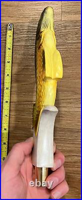 Trout River Beer Tap Handle Knob Keg Draft Bar Top Kegerator Vermont Beer Makers