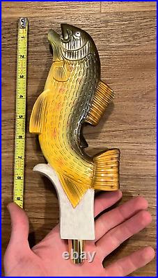 Trout River Beer Tap Handle Knob Keg Draft Bar Top Kegerator Vermont Beer Makers