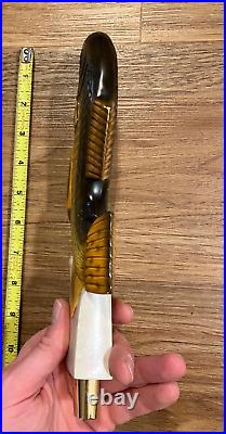 Trout River Beer Tap Handle Knob Keg Draft Bar Top Kegerator Vermont Beer Makers
