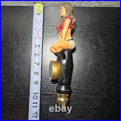 Twin Peaks Brewery Knotty Brunette Sexy Lady Beer Tap Handle American Brown Ale