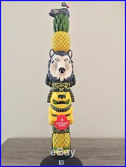 UK Import Howling Hops Bear Wolf Native Indian Totem London Beer Tap Handle
