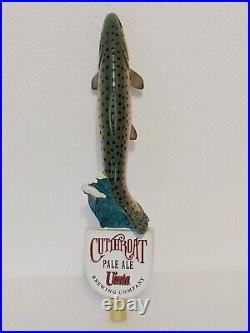 Uinta Brewing Cutthroat Pale Ale Old Beautiful Trout 12 Draft Beer Tap Handle
