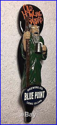Ultra RARE New Beer Tap Handle Blue Point Old Howling Bastard