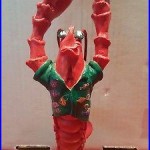 Ultra Rare Bud Light Figural Lobster & Surfboard Beer Tap Handle