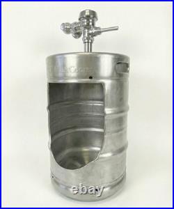 Unique urinals made from beer kegs perfect for bars, pubs, or themed venues