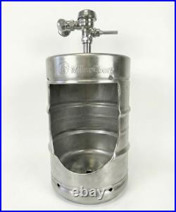 Unique urinals made from beer kegs perfect for bars, pubs, or themed venues