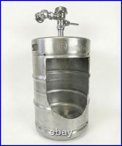 Unique urinals made from beer kegs perfect for bars, pubs, or themed venues