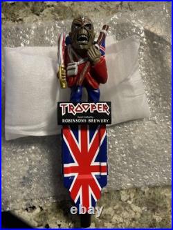 Used Robinson Brewery Brewing Iron Maiden Trooper Draft Tap Handle 11.75 Used Robinson Brewery Brewing Iron Maiden Trooper Draft Tap Handle 11.75