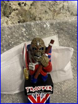 Used Robinson Brewery Brewing Iron Maiden Trooper Draft Tap Handle 11.75