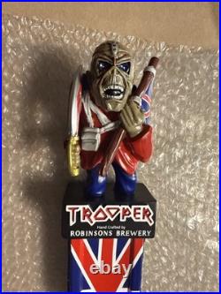 Used Robinson Brewery Brewing Iron Maiden Trooper Draft Tap Handle 11.75