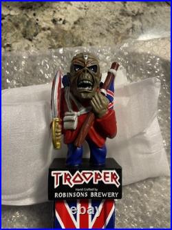 Used Robinson Brewery Brewing Iron Maiden Trooper Draft Tap Handle 11.75