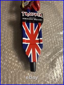 Used Robinson Brewery Brewing Iron Maiden Trooper Draft Tap Handle 11.75