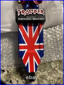 Used Robinson Brewery Brewing Iron Maiden Trooper Draft Tap Handle 11.75