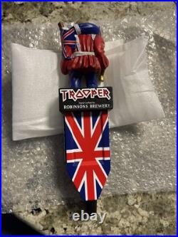 Used Robinson Brewery Brewing Iron Maiden Trooper Draft Tap Handle 11.75