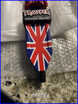 Used Robinson Brewery Brewing Iron Maiden Trooper Draft Tap Handle 11.75