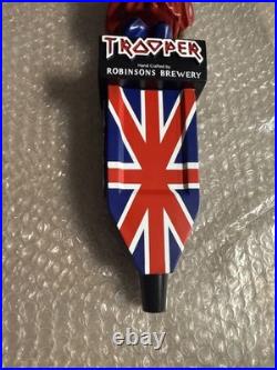 Used Robinson Brewery Brewing Iron Maiden Trooper Draft Tap Handle 11.75