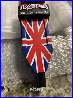 Used Robinson Brewery Brewing Iron Maiden Trooper Draft Tap Handle 11.75