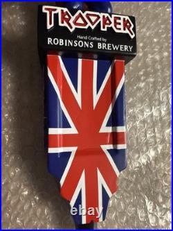 Used Robinson Brewery Brewing Iron Maiden Trooper Draft Tap Handle 11.75
