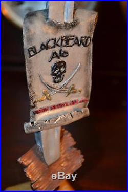 Very Rare Blackbeard Ale Beer Draft Tap Handle By Virgin Islands Beer Co