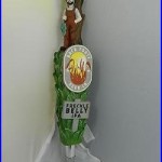 VERY RARE VINTAGE Back Forty Freckle Belly IPA beer tap handle, 13 tall, L158