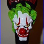 VERY SCARCE BRAND NEW PINGLEHEAD IMPERIAL RED CLOWN FIGURAL BEER TAP HANDLE-WOW