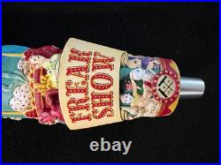 VHTF Freak Show Chardonnay beer tap handle NEW & AWESOME