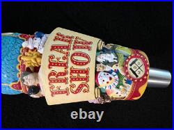 VHTF Freak Show Chardonnay beer tap handle NEW & AWESOME