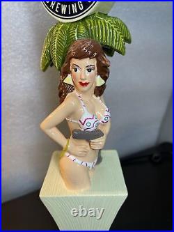 VICE IPA Bikini Cop BEER Tap Handle NEW 12 Tall NIB Miami Brewing FLORIDA MONEY