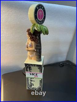 VICE IPA Bikini Cop BEER Tap Handle NEW 12 Tall NIB Miami Brewing FLORIDA MONEY