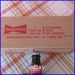 VINTAGE BUDWEISER FROG BEER TAP HANDLE (MINT) with Box