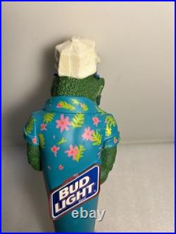 VINTAGE BUD LIGHT FLORIDA PARTY GATOR Draft beer tap handle. ST. LOUIS, MISSOURI