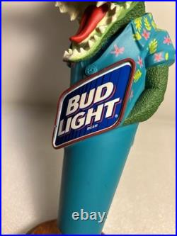 VINTAGE BUD LIGHT FLORIDA PARTY GATOR Draft beer tap handle. ST. LOUIS, MISSOURI