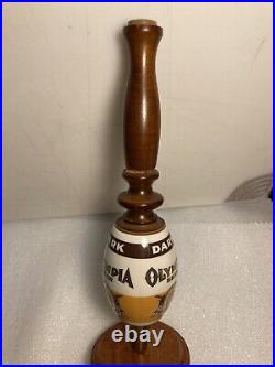 VINTAGE OLYMPIA BEER DARK CERAMIC draft beer tap handle. WASHINGTON VINTAGE OLYMPIA BEER DARK CERAMIC draft beer tap handle. WASHINGTON