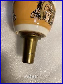 VINTAGE OLYMPIA BEER DARK CERAMIC draft beer tap handle. WASHINGTON VINTAGE OLYMPIA BEER DARK CERAMIC draft beer tap handle. WASHINGTON