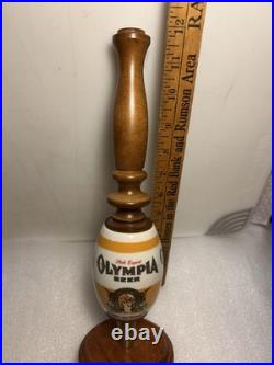 VINTAGE OLYMPIA PRESTIGE PALE EXPORT CERAMIC Draft beer tap handle. WASHINGTON