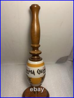VINTAGE OLYMPIA PRESTIGE PALE EXPORT CERAMIC Draft beer tap handle. WASHINGTON