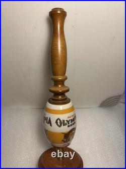 VINTAGE OLYMPIA PRESTIGE PALE EXPORT CERAMIC Draft beer tap handle. WASHINGTON