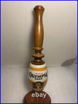 VINTAGE OLYMPIA PRESTIGE PALE EXPORT CERAMIC Draft beer tap handle. WASHINGTON