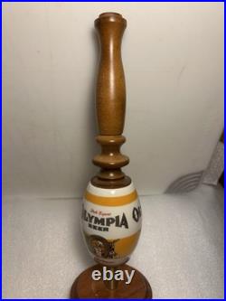 VINTAGE OLYMPIA PRESTIGE PALE EXPORT CERAMIC Draft beer tap handle. WASHINGTON
