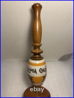 VINTAGE OLYMPIA PRESTIGE PALE EXPORT CERAMIC Draft beer tap handle. WASHINGTON