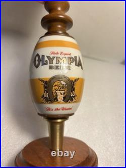 VINTAGE OLYMPIA PRESTIGE PALE EXPORT CERAMIC Draft beer tap handle. WASHINGTON