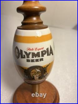 VINTAGE OLYMPIA PRESTIGE PALE EXPORT CERAMIC Draft beer tap handle. WASHINGTON
