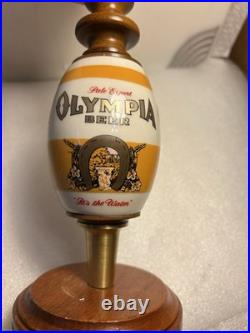 VINTAGE OLYMPIA PRESTIGE PALE EXPORT CERAMIC Draft beer tap handle. WASHINGTON