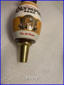VINTAGE OLYMPIA PRESTIGE PALE EXPORT CERAMIC Draft beer tap handle. WASHINGTON
