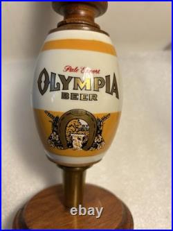 VINTAGE OLYMPIA PRESTIGE PALE EXPORT CERAMIC Draft beer tap handle. WASHINGTON