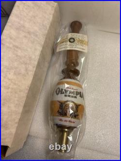 VINTAGE OLYMPIA PRESTIGE PALE EXPORT CERAMIC Draft beer tap handle. WASHINGTON
